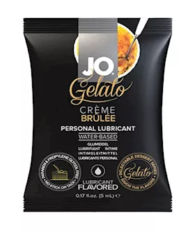 System Jo Gelato Crème Brulee Water Based Lubricant Sample