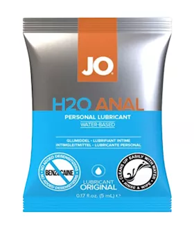 System Jo H2O Anal Water Based Lubricant Sample