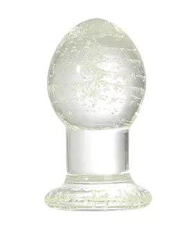 Lucent Glow in the Dark Globe Glass Butt Plug