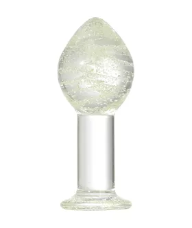 Lucent Glow in the Dark Globe Glass Butt Plug