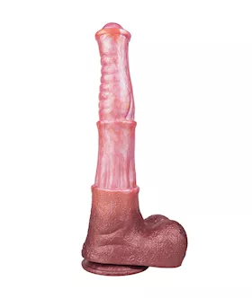 Wild Brawny Mustang Fantasy Dildo with Balls