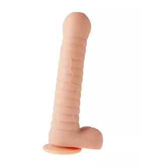 Wild Uncut Ribbed Dildo