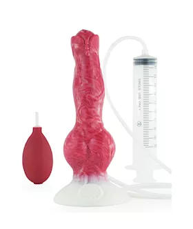 Wild Fiendish Hellhound Knotted Squirting Fantasy Dildo