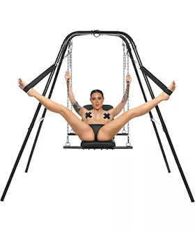 Throne Adjustable Sex Swing With Stand