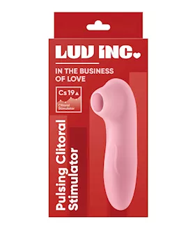 Luv Inc Pulsing Clitoral Stimulator  Light Pink
