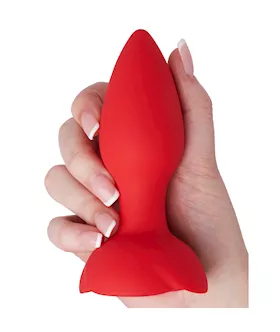 Rose Vibrating Butt Plug