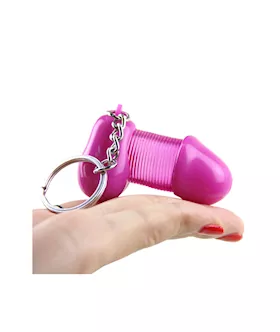 Slinky Cock Key Ring