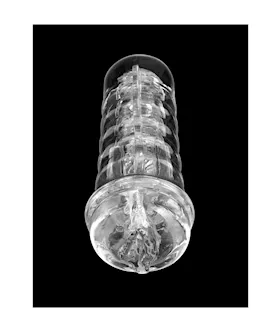 Ice Girl Clear Textured Masturbation Cup