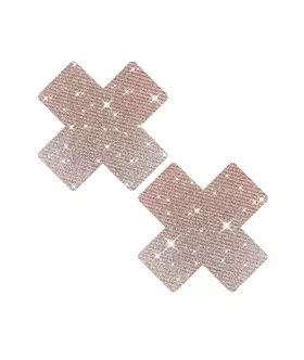 Pink Ballerina Bling Glitter X Factor Nipple Cover Pasties