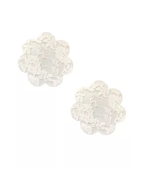 White Lace Back To BAEsics Petal Nipple Cover Pasties