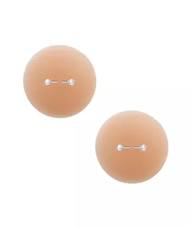 PeekABoo Piercing Bling Reusable Silicone Nipple Pasties