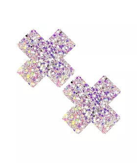 Super Sparkle Confetti Crush Chunky Glitter X Factor Nipple Cover Pasties