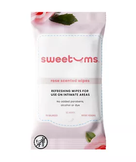 Sweetums Rose Scented Unflavoured Daily Wipes
