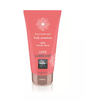 Shiatsu Acerola Cherry Flavoured Love Lubricant 75ml