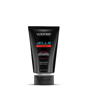 Wicked Jelle Heat Warming Water Based Anal Lubricant 120ml