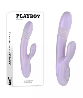 Playboy Pleasure Bumping Bunny Thrusting  Warming Rabbit Vibrator