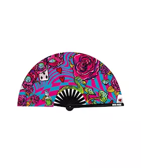 Meanie Queenie Blacklight Folding Fan