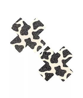 Got Milkies CowPrint X Factor Glitter Nipple Cover Pasties