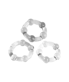 Beaded Cock Rings 3pc Set